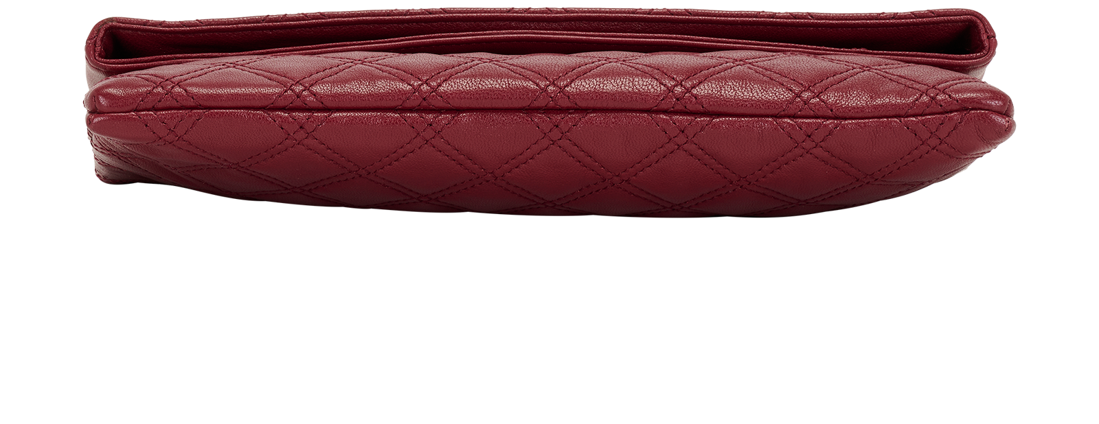 Large Eugenie Clutch, &pound;90, Handbags, Burgundy, Leather, Top view